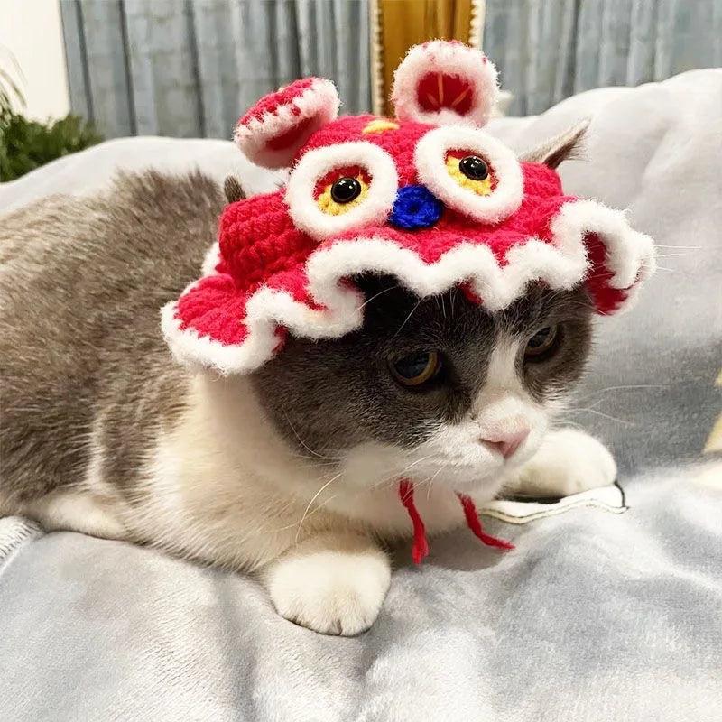 Knitted Cat Hat