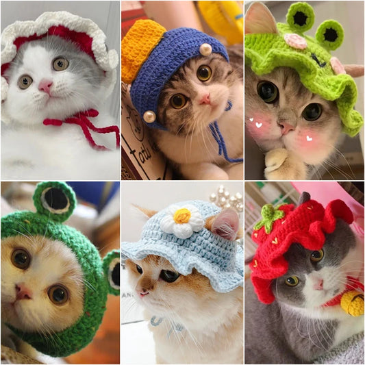 Knitted Cat Hat