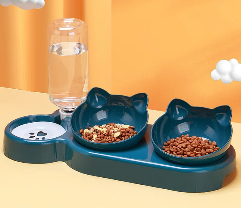 3 in 1 Water Dispenser Pet Bowl